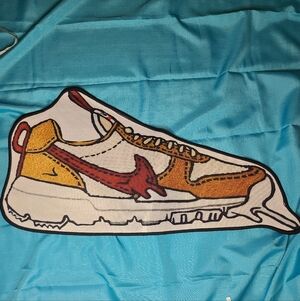 Colorful Sneaker Embroidered Patch
